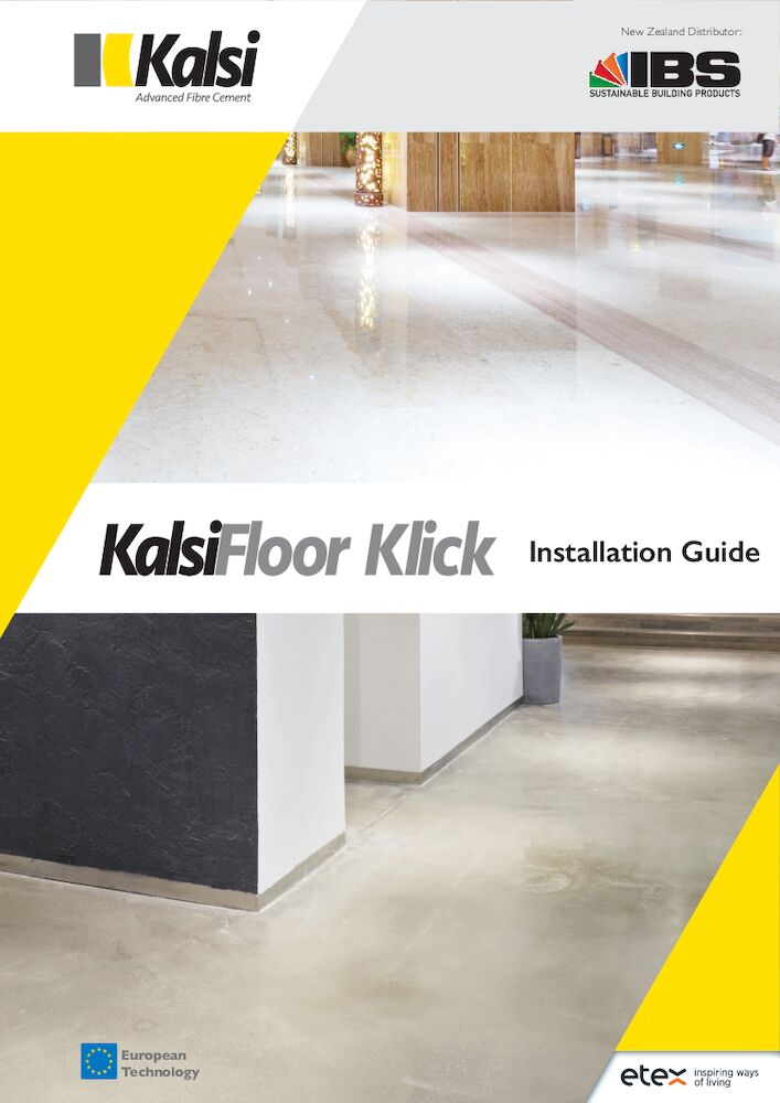 KalsiFloor Klick Installation Guide